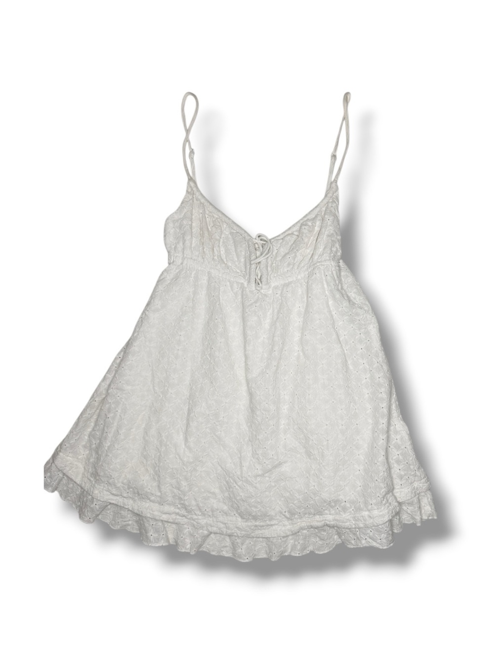 White Mini Baby Doll Dress Princess Polly Size 6